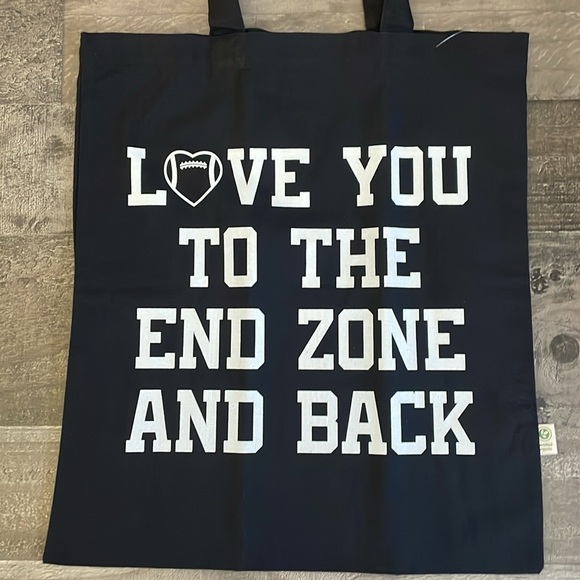 Love You to the End Zone and Back Tote - Picture 8 of 11